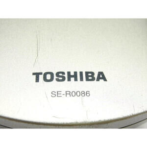 Toshiba SE-R0086 Genuine Remote Control Only Cleaned Tested Working No Battery